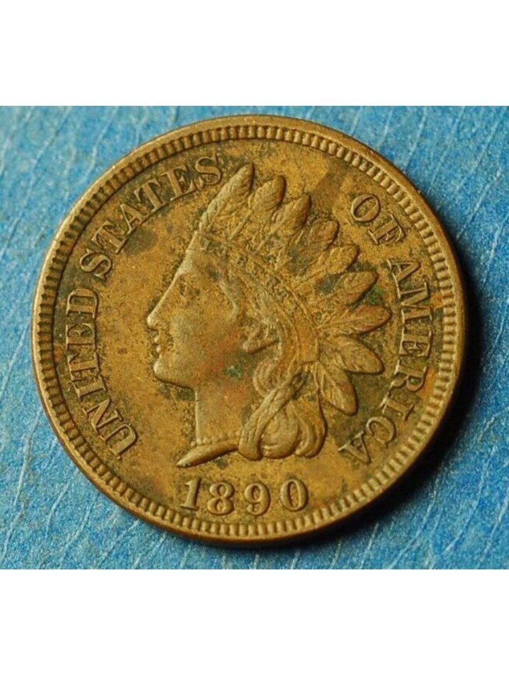 W1846 1890 Indian Head Cent Penny 1c - Check Out Our Store ❤️🔥BOLD ❤️🔥